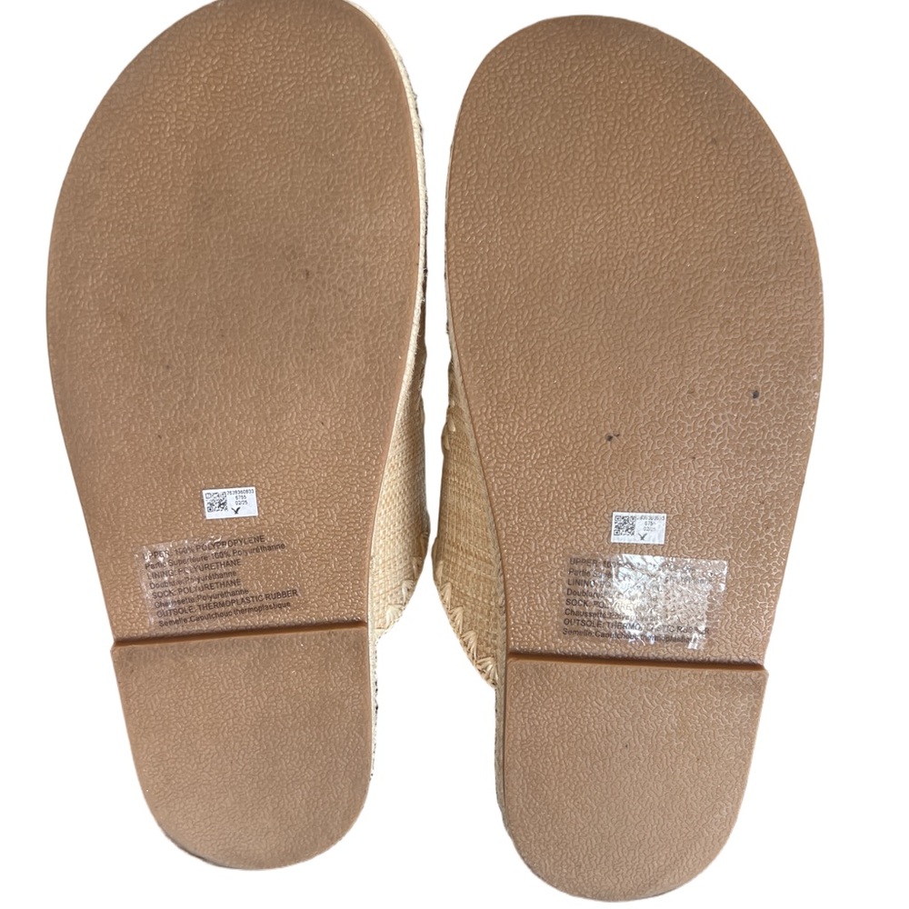 American Eagle Outfitters Raffia Espadrille Slide Sandal NWOT - Picture 6 of 8